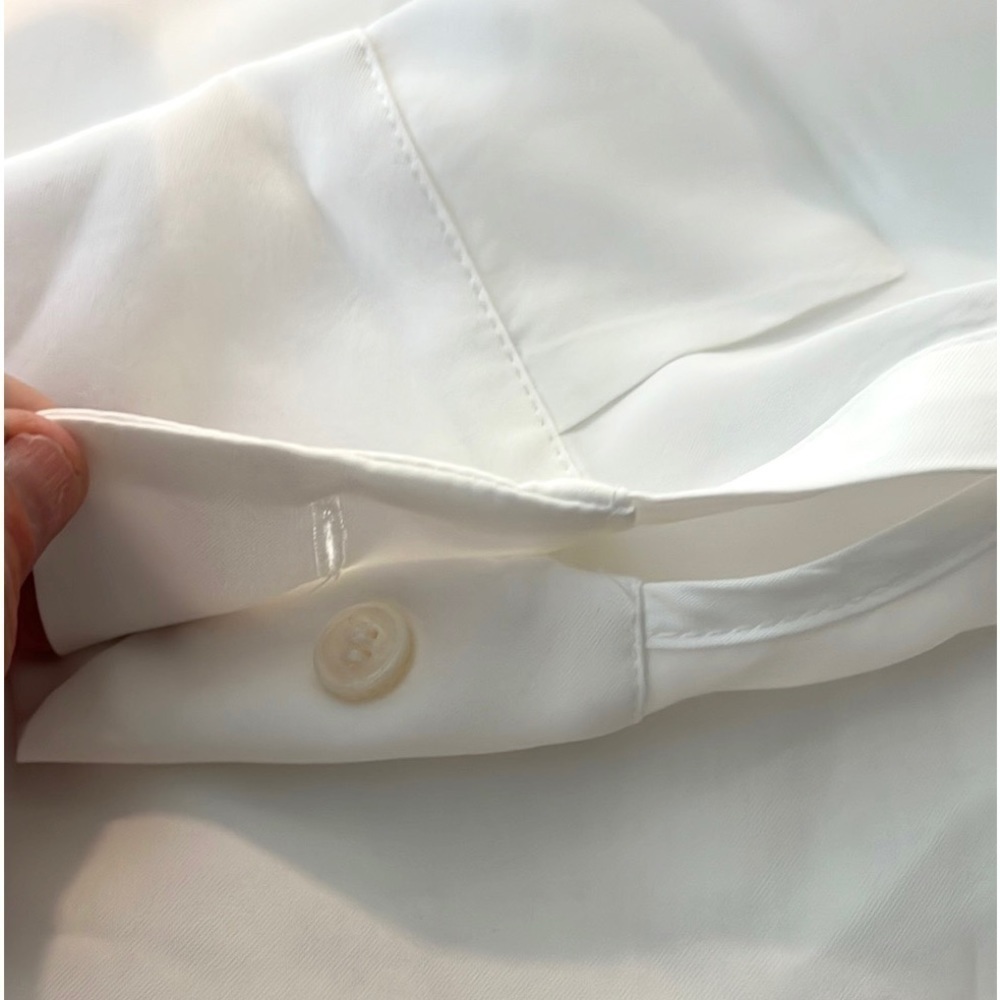 Zara,Lovely White, Cargo Pockets, Button Down Shirt, Excellent Condition XS - Picture 9 of 11